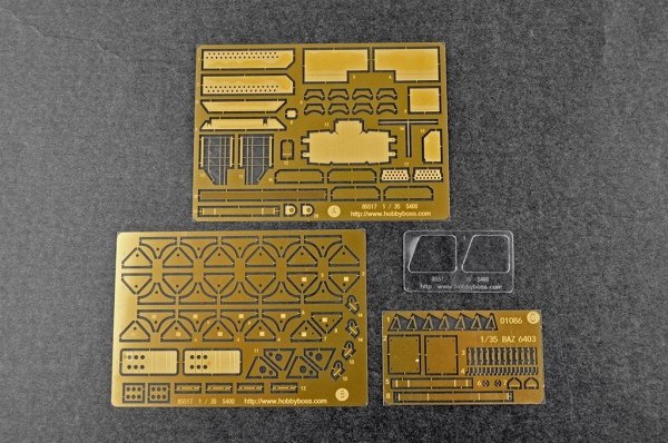 Trumpeter 01086 BAZ-6403 with ChMZAP-9990-071 trailer 1/35