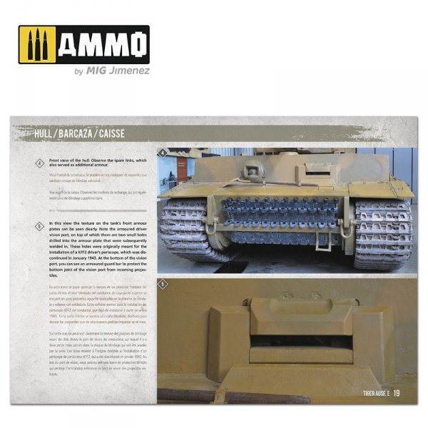 AMMO of Mig Jimenez 6024 Tiger Ausf.E – VISUAL MODELERS GUIDE (MULTILINGUAL)