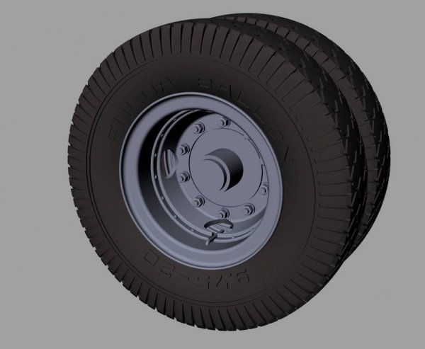 Panzer Art RE35-457 Hanomag SS100 road wheels (Fulda) 1/35