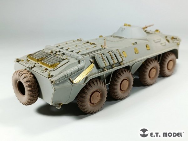 E.T. Model P35-128 Russian BTR-70 APC Sagged Wheels for Trumpeter kit 1/35
