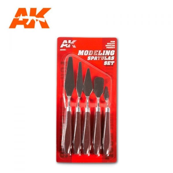 AK Interactive AK9051 MODELING SPATULAS SET