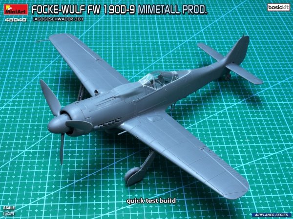MiniArt 48040 FOCKE-WULF FW 190D-9. MIMETALL PROD. JAGDGESCHWADER 301. BASIC KIT 1/48