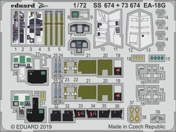 Eduard 73674 EA-18G HASEGAWA 1/72 