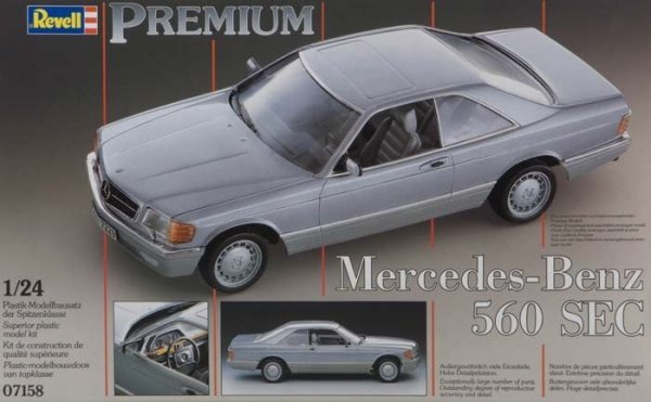 Revell 07158 Mercedes Benz 560 SEC Premium (1:24)