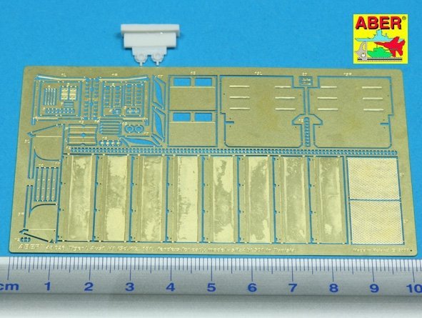 Aber 48026 Tiger I wczesny- część 3 - błotniki do Afrika corps (TAM) 1/48