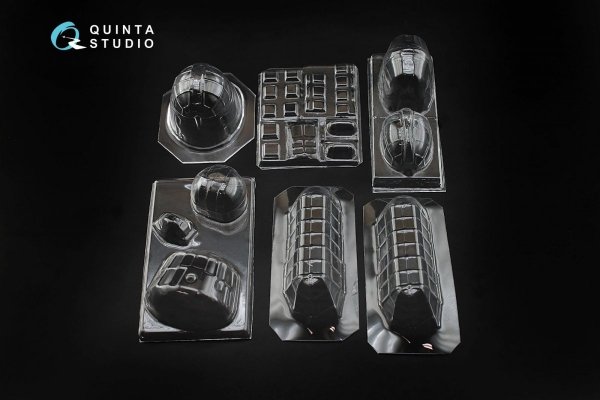 Quinta Studio QC72005 Pe-8 vacuformed clear canopy (for 7264 Zvezda kit) 1/72