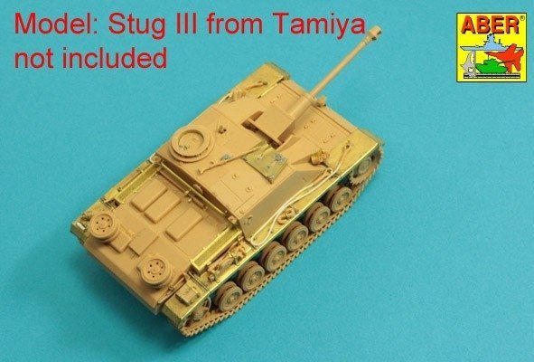 Aber 48A31 Grilles for Pz.Kpfw. III &amp; Stug III Fit to Tamiya models: 32540; 32524; 32525; 32543; 1/48