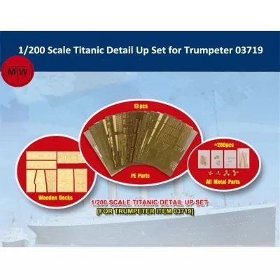 I Love Kit 66600 Titanic Detail Up Set Trumpeter 03719 1/200