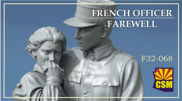 Copper State Models F32-068 French officer - Farewell 1/32