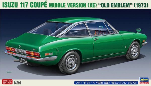 Hasegawa 20674 ISUZU 117 COUPE MIDDLE VERSION XE OLD EMBLEM 1973 1/24