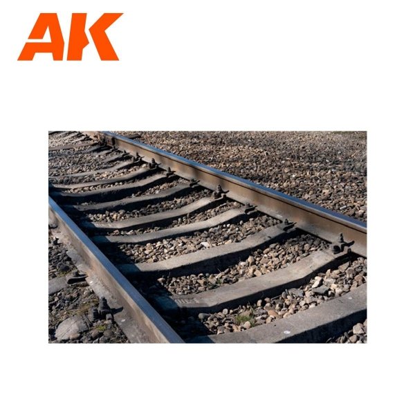 AK Interactive AK8256 SMALL RAILROAD BALLAST 100ml