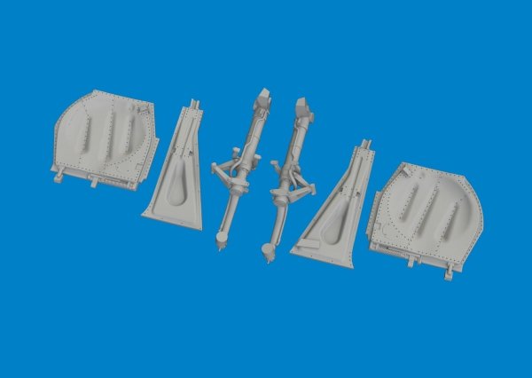Eduard 672384 P-51D undercarriage legs PRINT EDUARD 1/72