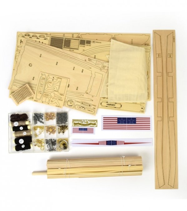 ARTESANIA LATINA 22416 American Schooner Harvey 2022 1/60