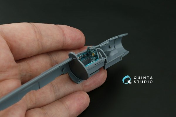 Quinta Studio QD72257 MiG-21MF (Gorkiy plant) 3D-Printed &amp; coloured Interior on decal paper (Eduard) 1/72