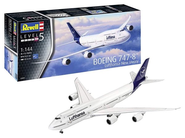 Revell 03891 Boeing 747-8 Lufthansa New Livery (1:144)