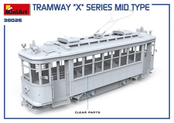 Miniart 38026 Tramway &quot;X&quot; Series 1/35