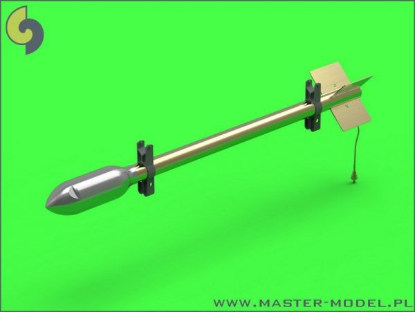 Master AM-24-012 British 3in Rocket RP-3 with 60LB SAP heads (8pcs) (1:24)