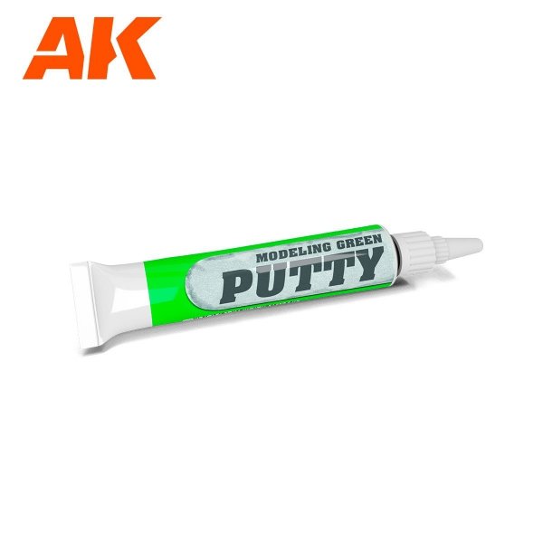 AK Interactive AK9329 MODELING GREEN PUTTY 20ml