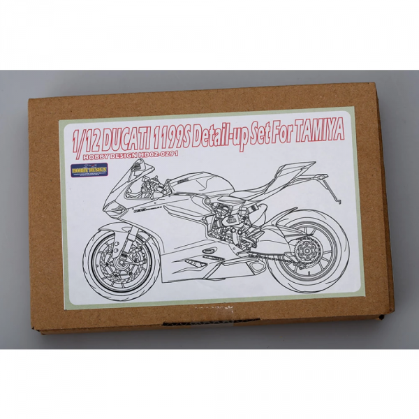 Hobby Design HD02-0291 Ducati 1199 Panigale S Detail-up Set for Tamiya kit 1/12