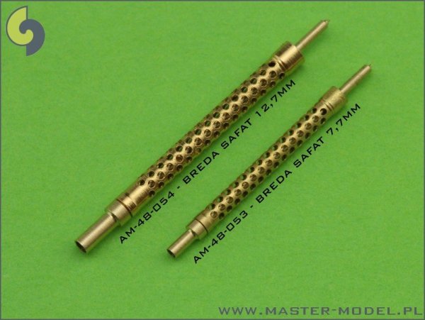 Master AM-48-053 Italian machine gun Breda SAFAT 7,7mm barrels (2pcs) (1:48)