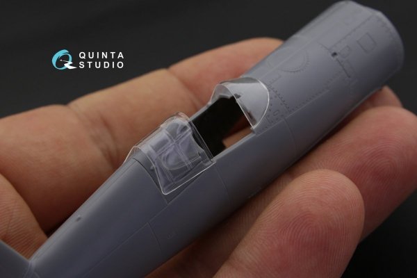 Quinta Studio QC72023 F4U-1 Corsair (Bird cage) vacuformed clear canopy (for Tamiya kit) 1/72