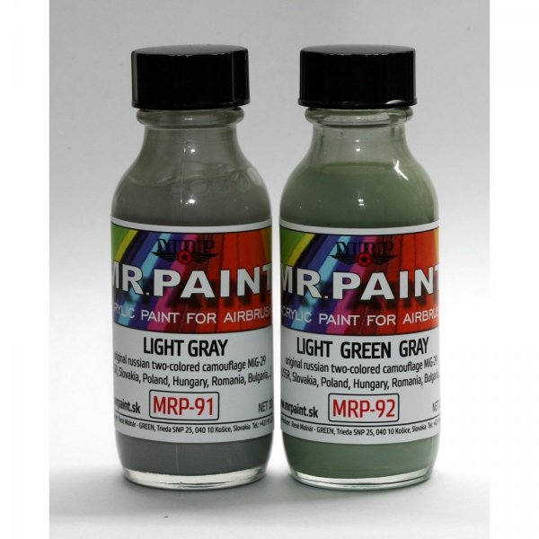 MR. Paint MRP-092 LIGHT GREEN GRAY Russian two-tone camo MIG-29 30ml 