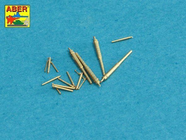 Aber 1:700L-34 Set of Barrels for Narvic classe destroyers type 1936A: 150mm x 5; 37mm x 8; 37mm(M42) x 10; 1/700