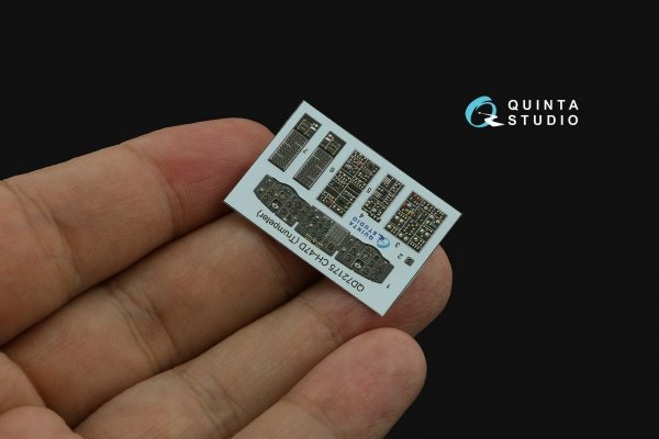 Quinta Studio QD72175 CH-47D 3D-Printed coloured Interior on decal paper (Trumpeter) 1/72