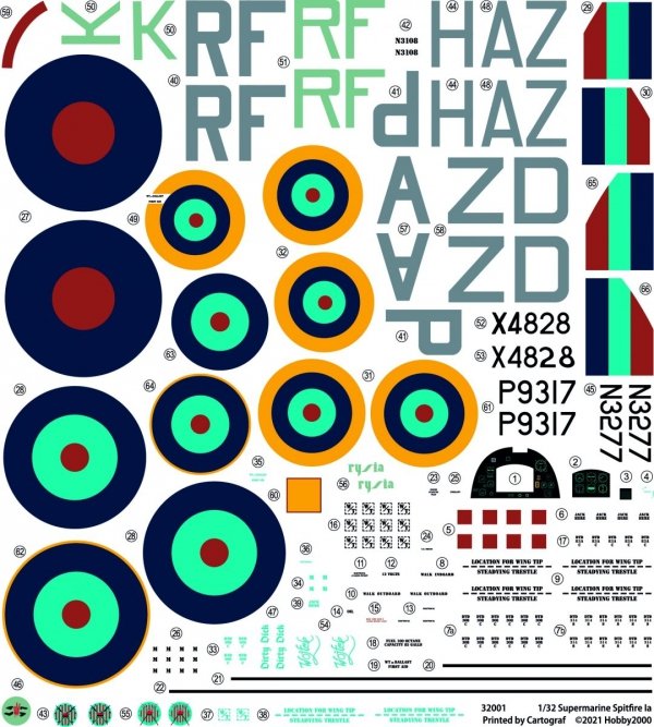 Hobby 2000 32001 Supermarine Spitfire IA 1/32