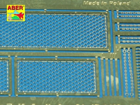Aber 35G09 Grilles for german tank Pz.Kpfw. II, Ausf.L Luchs (SD.Kfz.123) (1:35)