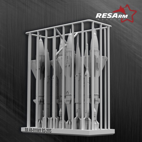 RESArm 48-01049 RS-2U - Air-to-air missile (3D resin printing) 1/48