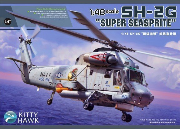 Kitty Hawk 80126 SH-2G Super Seasprite (polskie kalkomanie) 1/48