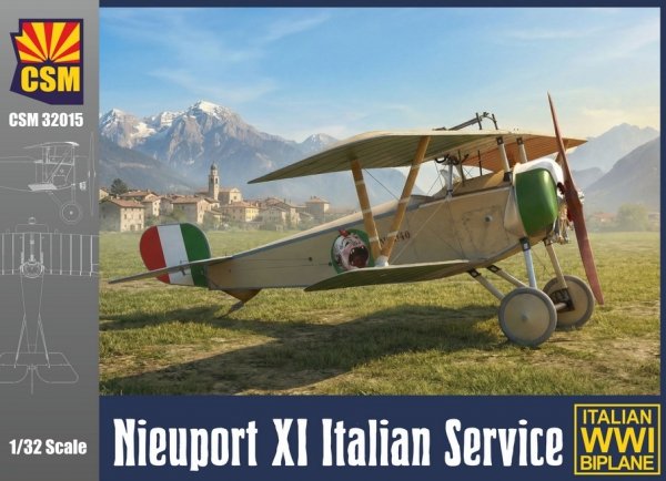 Copper State Models 32015 Nieuport XI Italian Service 1/32