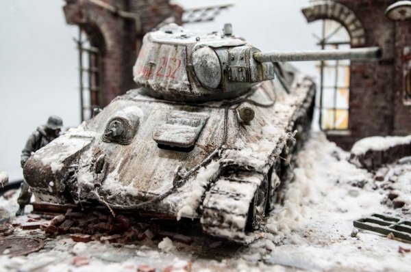 RT-Diorama 35302 Diorama-Base: &quot;Wintergewitter&quot; Operation Winter Storm 1/35