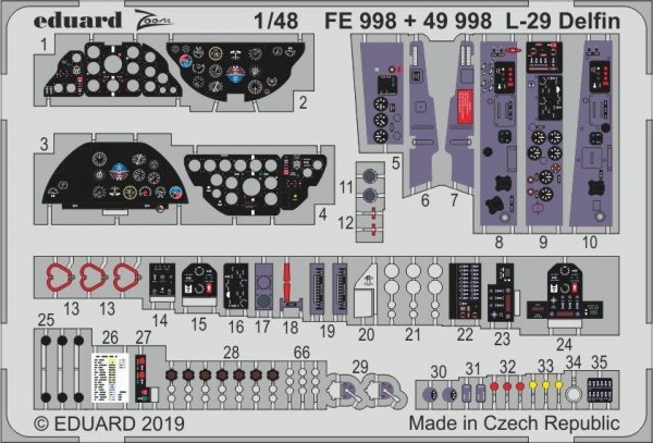 Eduard 49998 L-29 Delfin interior AMK 1/48