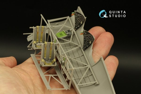 Quinta Studio QD32161 PT-13 Kaydet 3D-Printed &amp; coloured Interior on decal paper (Roden) 1/32