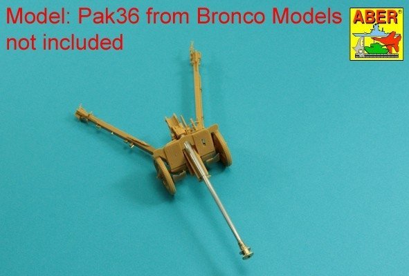 Aber 35L-166 Barrel for German 76,2mm Pak 36(r) Anti-tank Gun Fit to BRONCO model 35056 1/35