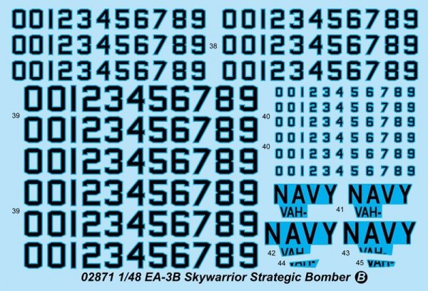 Trumpeter 02871 EA-3B Skywarrior Strategic Bomber