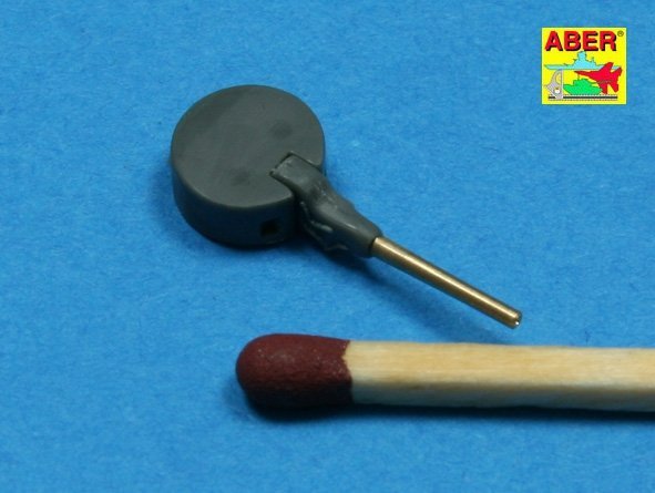 Aber 350L-36 Set of 14 pcs 152mm barrels for Kongo, Haruna, Hiei, Kirishima, Fuso, Yamashiro (1:350)
