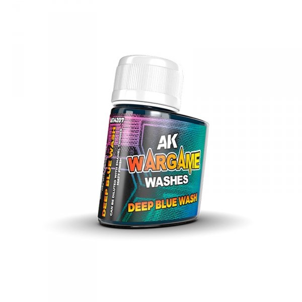 AK Interactive AK14207 DEEP BLUE WASH – WARGAME SERIES 35ml