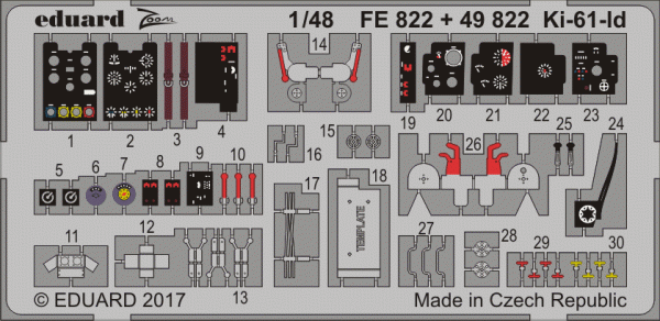 Eduard FE822 Ki-61-Id TAMIYA 1/48
