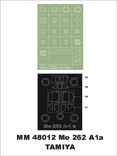 Montex MM48012 Me-262A-1a TAMIYA