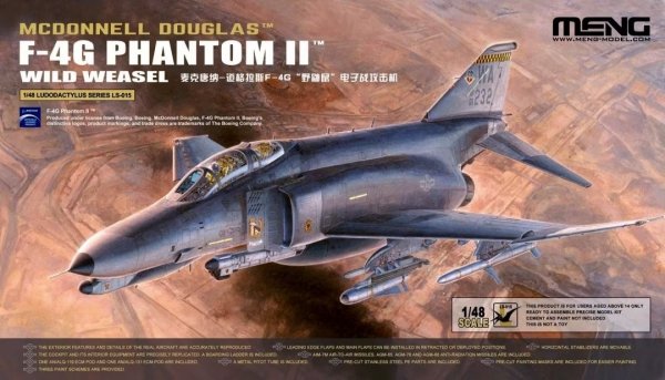 Meng LS-015 McDonnell Douglas F-4G Phantom II Wild Weasel 1/48