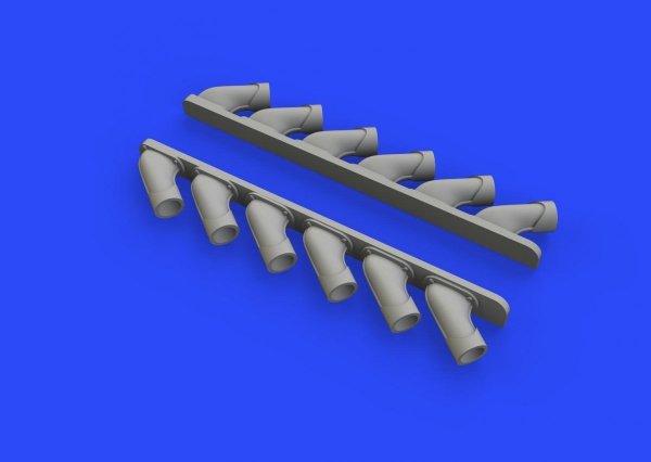 Eduard 648470 Spitfire Mk. XIV exhaust stacks 1/48 AIRFIX