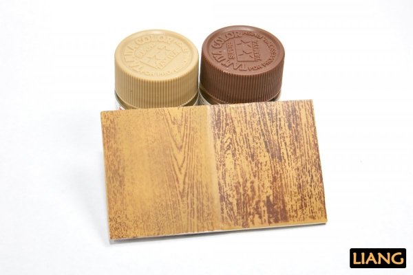 Liang 0303 Airbrush Stencil Wood Texture 3