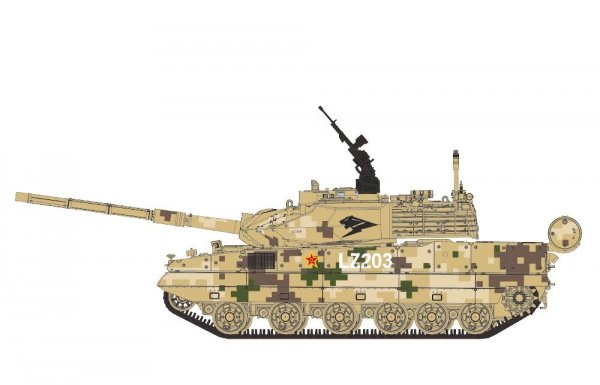 Meng Model TS-048 PLA ZTQ15 Light Tank 1/35