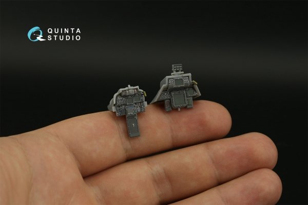 Quinta Studio QDS-48405 F-14D 3D-Printed &amp; coloured Interior on decal paper (Hobby Boss) (Small version) 1/48