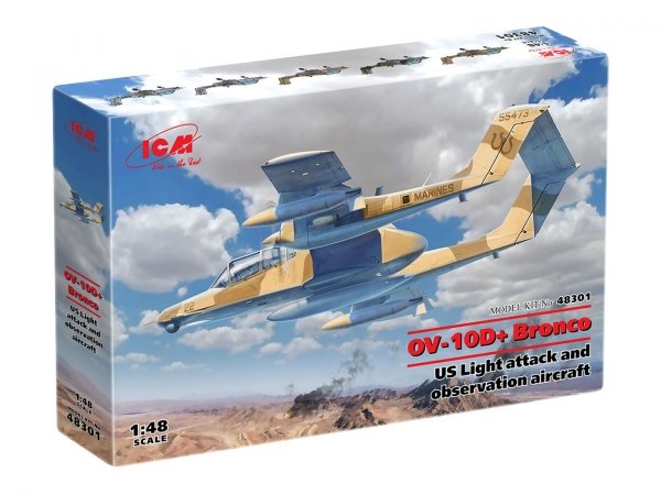 ICM 48301 OV-10D+ Bronco Light attack and observation aircraft 1/48