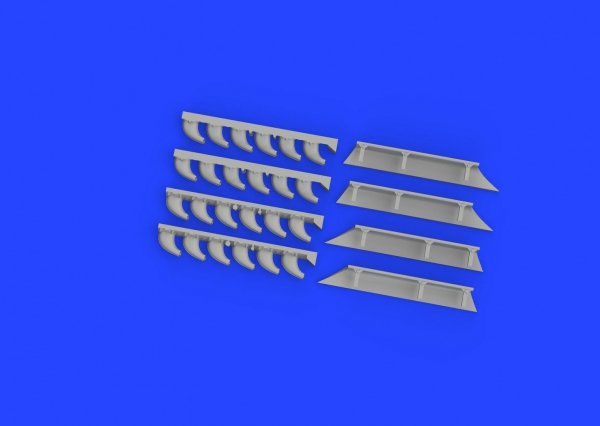 Eduard 672356 Me 410 exhaust stacks PRINT AIRFIX 1/72