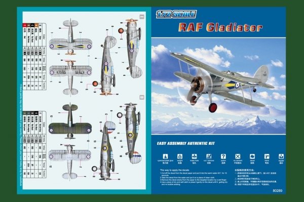 Hobby Boss 80289 RAF Gladiator (1:72)
